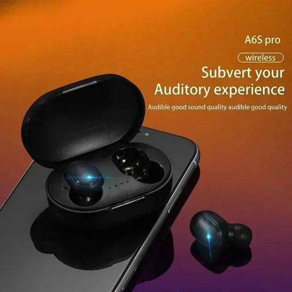 A6S Original TWS Wireless Bluetooth Headset 5.0
